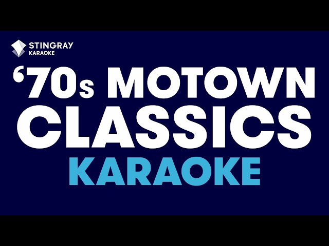 Motown Greatest Hits of The '70s | Best Motown Songs Of All Time in Karaoke Version (1 HOUR)