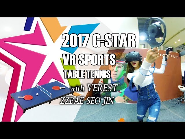 [360 VR] G-star VR Table Tennis game Experience (feat.seo-jin)