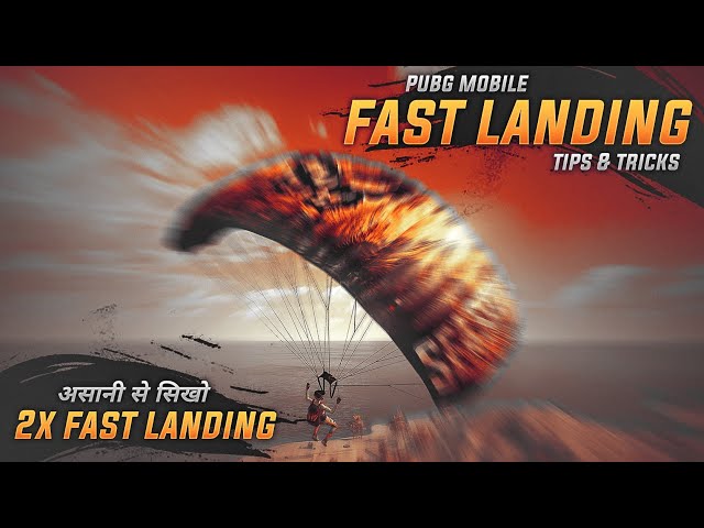 😳 How to Land Fast in PUBG Mobile | Land Faster Like Pro in PUBG Mobile