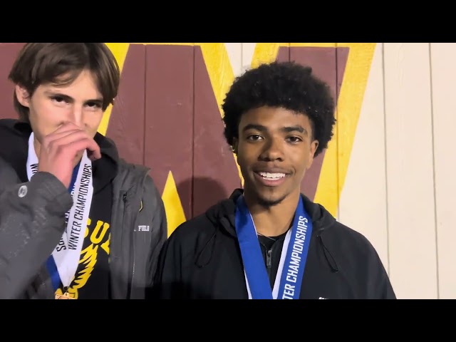 Peninsula 1st Place Boys 800 Sprint Medley Relay at California Winter Outdoor Championships