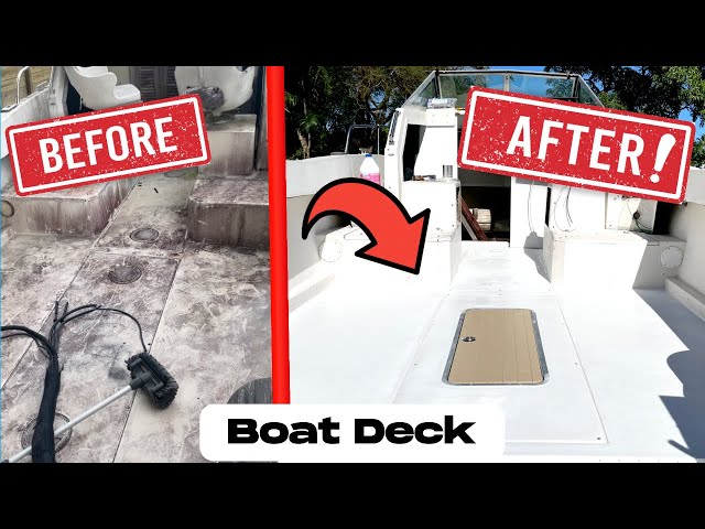 EASIEST Way To Restore Your Boat Deck : AMAZING Results!!!