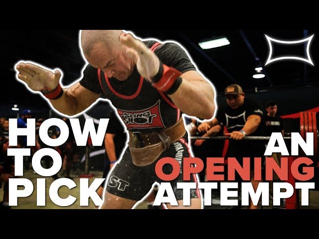 How to Pick Your Opener For Your First Powerlifting Meet