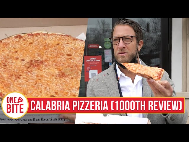 Barstool Pizza Review - Calabria Pizzeria & Restaurant, Livingston, NJ (1000th Review)