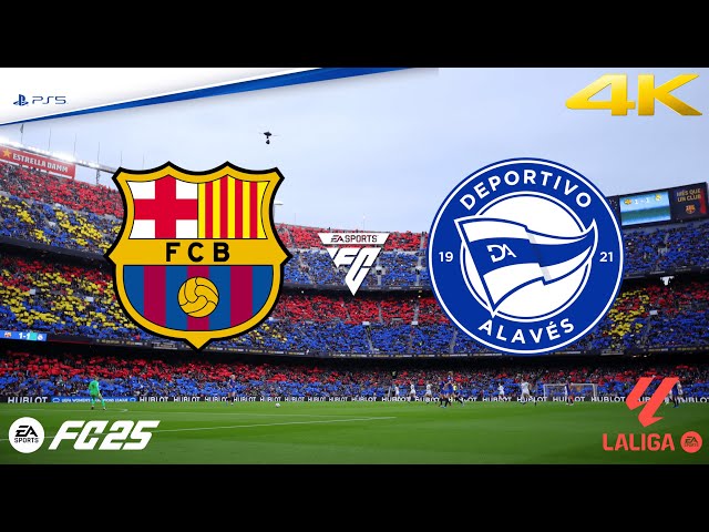 Barcelona vs Alavés | La Liga | EA FC 25 | PS5™ 4K HD