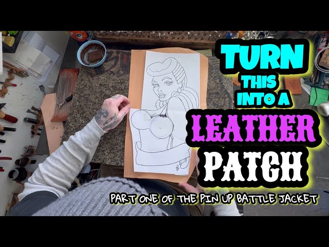 Last video of the year / part one of the pin up battle jacket / punk rock jacket