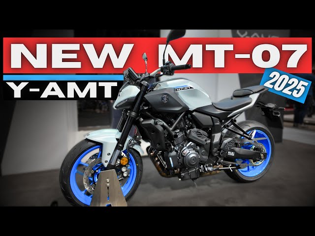 In-Depth Walk Around NEW Yamaha MT 07 Y-AMT 2025 #yamaha #mt07 #amt