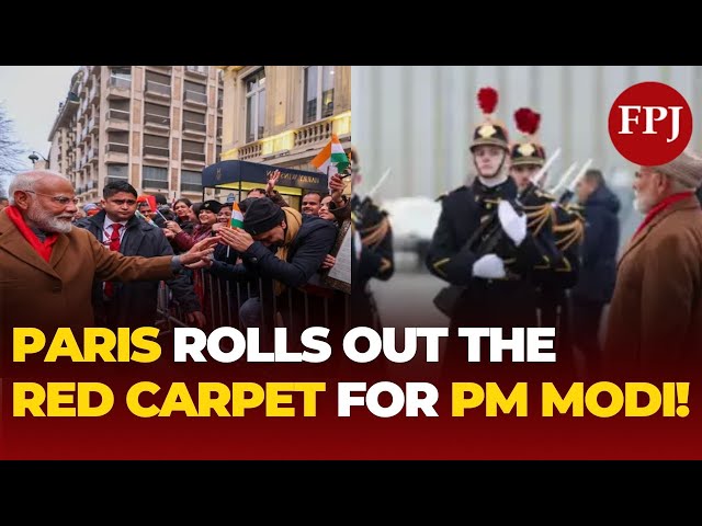 PM Modi Lands in Paris Amid Grand Celebrations by the Indian Diaspora!