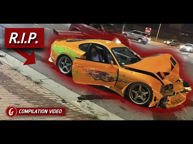 MK4 Supra Crash Compilation 💥 Every Mk4 Toyota Supra Fail Video | #GManClips