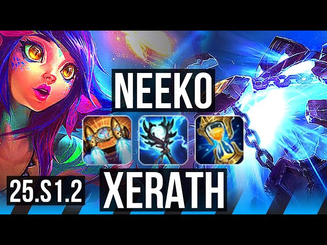 NEEKO vs XERATH (MID) | Rank 4 Neeko, 2100+ games, 11/4/10, Dominating | KR Challenger | 25.S1.2