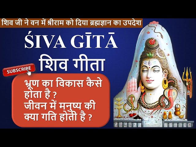 Shiv Gita - गर्भ में शिशु का विकास कैसे होता है | Chapter- 8 | Devotional | Full audio