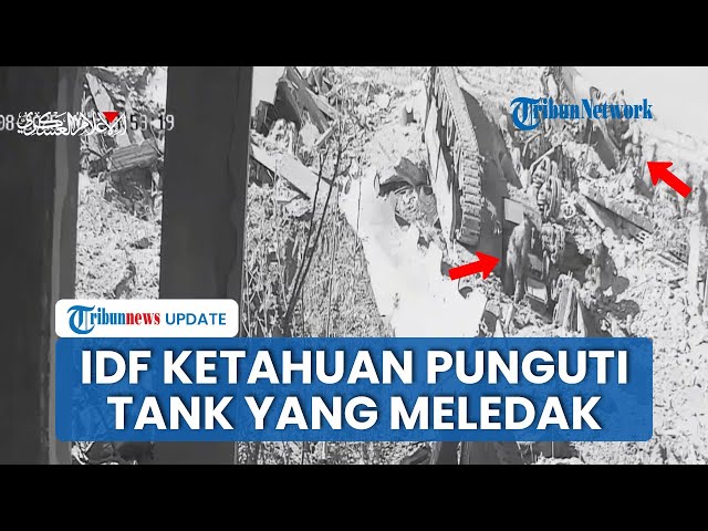 Geng Tentara Israel Ketahuan Punguti Barang di Tank yang Jadi Rongsokan dan Angkut IDF yang Terluka