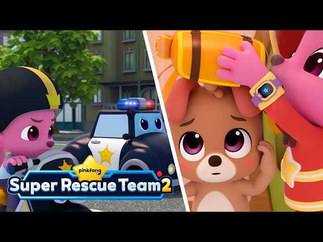 Stop the Excavator! + It's an Earthquake!｜S2｜Pinkfong Super Rescue Team