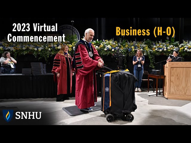 Virtual Commencement: Business (Last Names H-O), Saturday, Dec 9 at 2pm ET