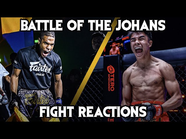 Johan Ghazali vs Johan Estupinan Full Fight Reactions | Muay Thai Prospects Went to War | ONE 170