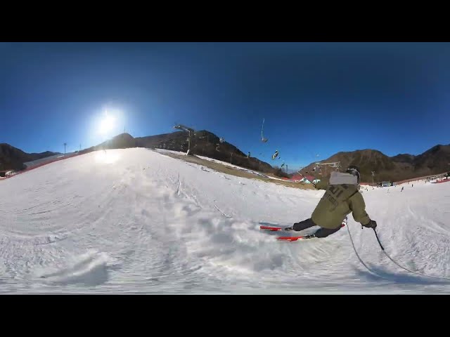 カムイみさかスキー場　#ski #スノーボード #追い撮り #スキー #insta360 #登山