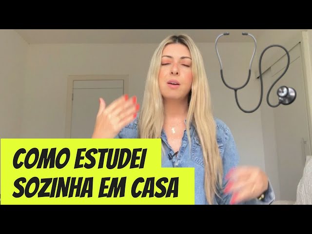 COMO PASSEI EM MEDICINA NA FEDERAL PELO ENEM ESTUDANDO SOZINHA EM CASA📚