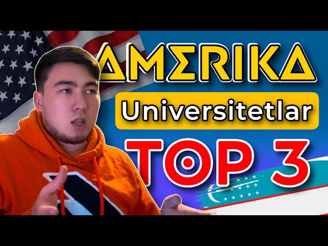 Amerikadagi Top 3 Eng Yaxshi Universitetlar | 2025 🇺🇸