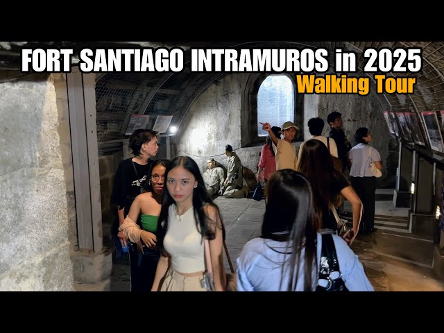 FORT SANTIAGO INTRAMUROS MANILA-Historical site. Walking Tour in 2015 [4k]