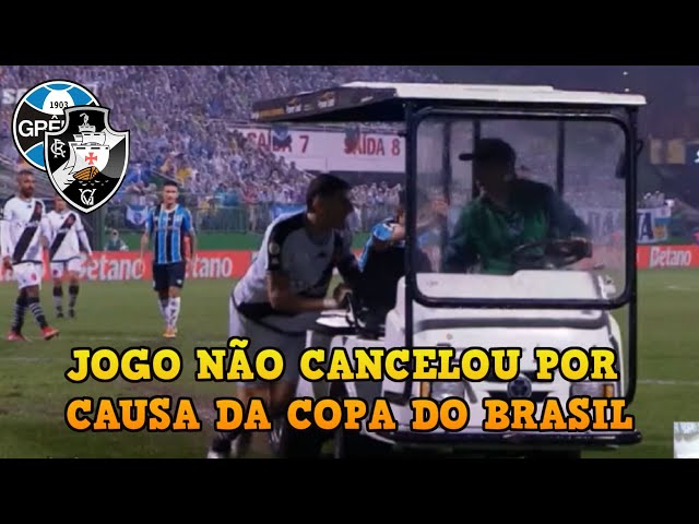 Jogo do Grêmio e Vasco só não foi cancelado por causa da copa do Brasil de ambos analisa ex árbitro