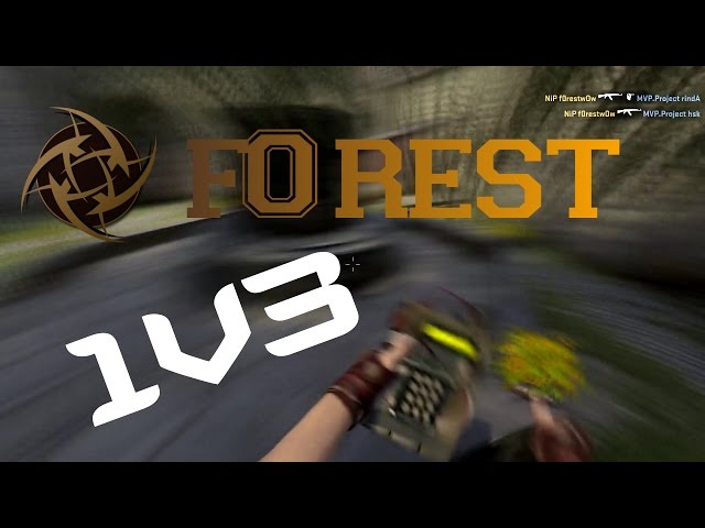 NiP f0rest 1v3 versus MVP Project @ SL i-League StarSeries Season 3 Finals