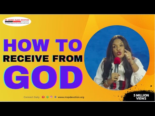 How To Receive From God - Rev Oyiks Alfred