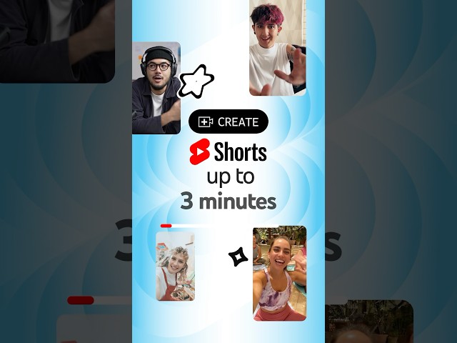 UPDATE: Create 3 Minute Shorts 📲🙌