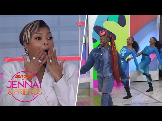 Watch the G-Girls dance team surprise Taraji P. Henson on TODAY