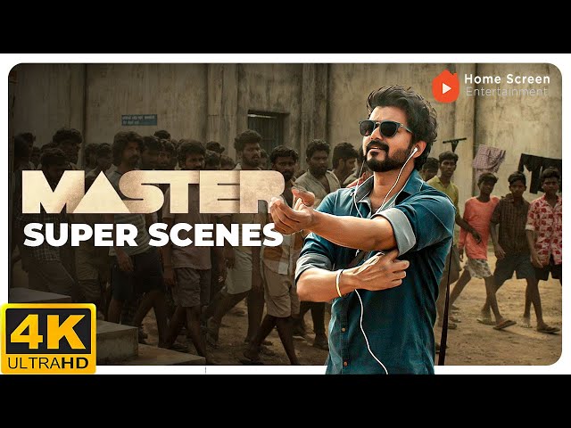 Master Super Scenes | Master the art of action and intrigue in this Tamil blockbuster! | Vijay