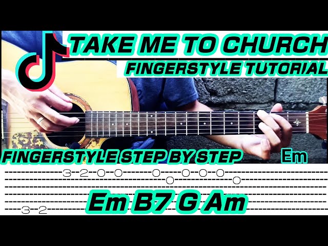 Take me to church | Hozier (Guitar Fingerstyle ) Step by Step Tabs + Chords