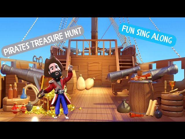 🏴‍☠️ Pirate Treasure Hunt! 🏝️🦜 | Fun Adventure Song for Kids! 🎶💰Pirates Treasure Hunt