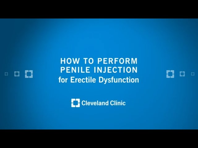 How To Perform Penile Injection for Erectile Dysfunction (Graphic)