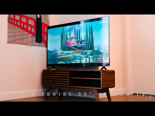 This is the ONLY 4K TV I can afford, Is it Good? | TCL 4-series 55" 4K TV Unbox & Review