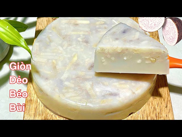 Lạ miệng với CHIẾC BÁNH Rau Câu Khoai Môn Thanh Mát chỉ tốn vài phút - Agar Taro