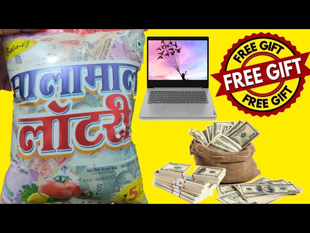 Malamaal Lottery Snacks Free Gift Inside Only Rs 5/-