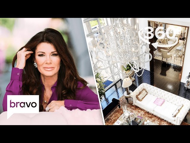 360 VR Exclusive: Lisa Vanderpump Gives an Intimate Bedroom Tour | Villa Rosa, Part 2 | Bravo