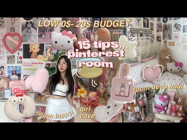 🎀 How to make your room *AESTHETIC* (on a low budget) ౨ৎ your PINTEREST ROOM ERA