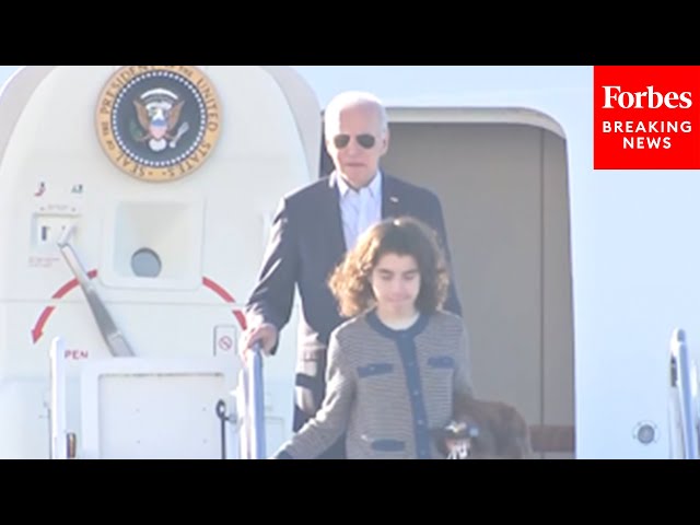 JUST IN: President Biden Returns To Wilmington, Delaware With Granddaughter Natalie