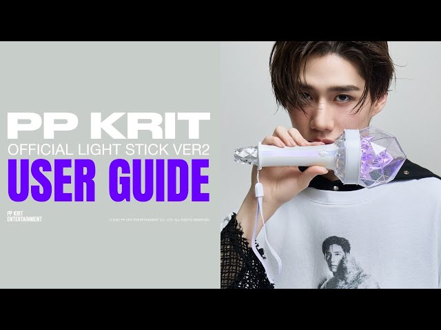 HOW TO USE 'PP KRIT OFFICIAL LIGHT STICK VER2'!