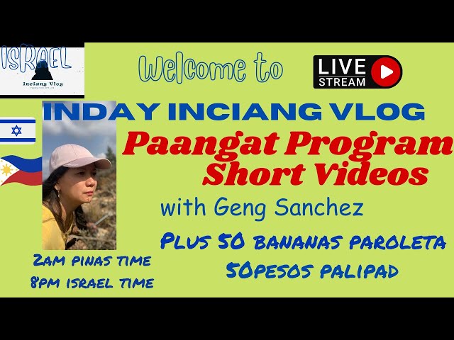 Welcome to short video paangat program with team laagan @geng sanchez