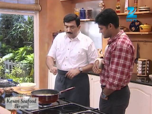 Khana Khazana - Ramzan Special - Kesari Seafood Biryani - Recipe by Sanjeev Kapoor - Zee TV