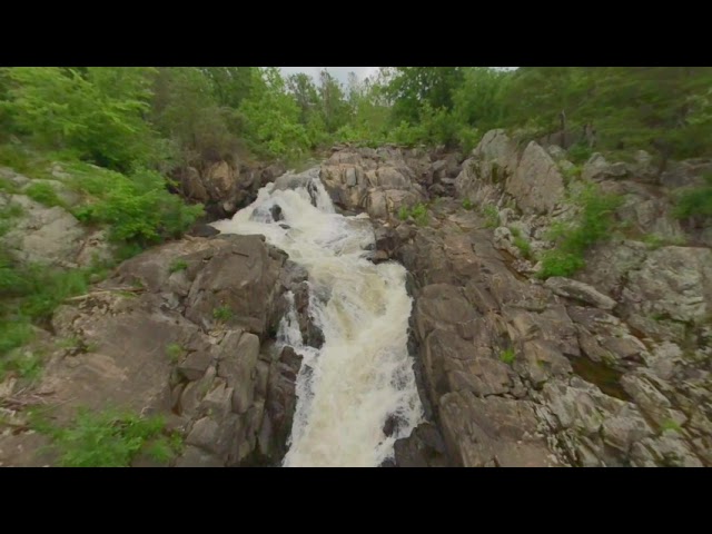 Great Falls Overlook 3D 180 VR Relaxation Video