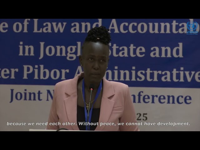 National Accountability Conference tackles conflict in the Greater Jonglei region