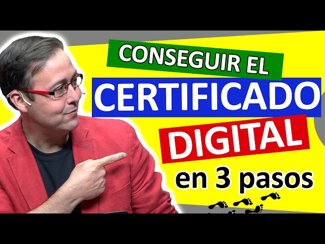 💻😃 ¿Cómo solicitar el CERTIFICADO DIGITAL?  [ 3 sencillos PASOS ] - consigue tu certificado ya!! 🚀👍