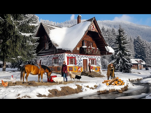 You Won't Believe This Romanian Mountain Village Exists - Life in a Winter Fairytale!