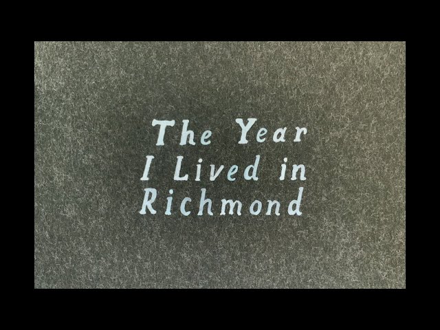 Advance Base - "The Year I Lived in Richmond" (Official Music Video)