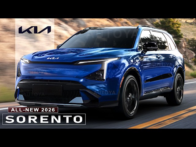 New 2026 Kia Sorento PHEV - NEXT 5th GENERATION with More Powerful Hybrid Setup