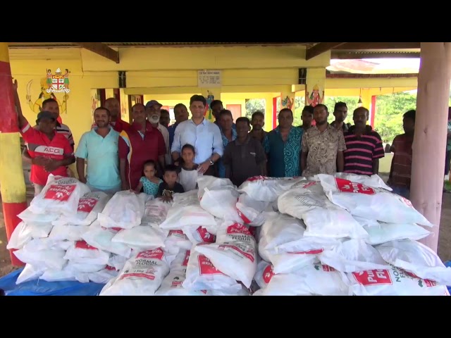 Fijian Attorney General distributes rations to flood affected communities in Sigatoka