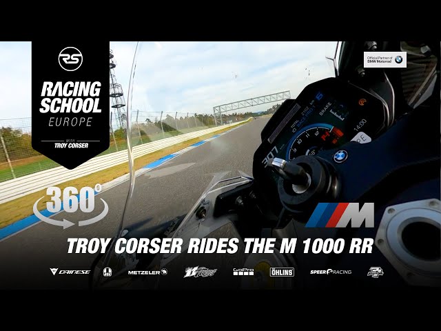 ///M 1000 RR | Troy Corser 🐊  360° view | HockenheimRing