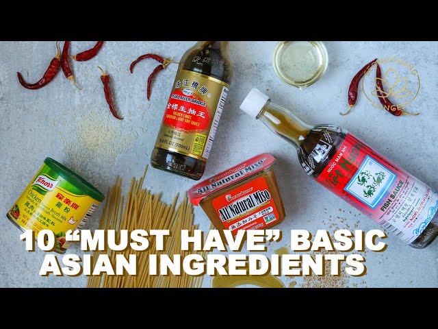 10 BASIC Ingredients Every Kitchen MUST Have for Asian Cooking #Stayhome Cook #Withme