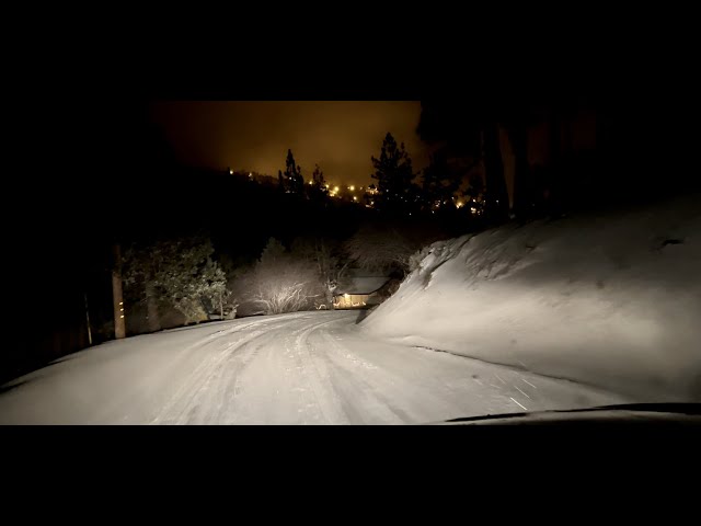 Big Bear Snow Last of the heaviest snowfall from this LAME storm LOL Hope you stayed safe 12/14/2021